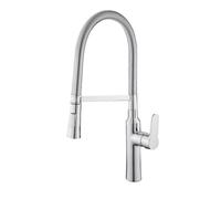 Grifo Extraíble Grifos de cocina for agua fría y caliente, cromados, for lavabo, grifos cuadrados, mezcladores(Chrome)
