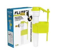 Grifo Flotador Universal para Cisterna Valvula de Llenado Alimentacion Lateral Boya Regulable Rácor Laton 3/8 Presion 0,2 a 10 Bar Compatible Roca Facil Instalacion 5 Años Garantia FLUTEC FLUVIA