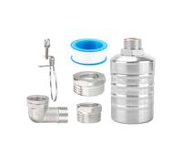 Grifo flotante para agua - Grifo de flotador de acero inoxidable para tanque de agua - Controlador automático sin electricidad para cuenca, destilador, fuente y piscina