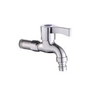 Grifo For Lavadora, Fregona Totalmente De Cobre De 1/2 Pulgada, Grifo De Doble Uso De Una Entrada Y Dos Salidas(Medium-long)