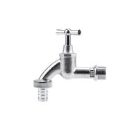 Grifo GARDENA con conexión de tornillo de manguera: grúa de agua cromada para interior y exterior, rosca de 21 mm (G 1/2 "), para manguera de 13 mm (1/2") (7330-20)