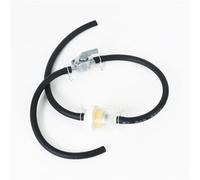 Grifo Gasolina de Moto Válvulas grifo gasolina para motocicleta 6 mm, interruptor encendido/apagado, tubo aceite y filtro, llave purga en línea moto cross, ATV, UTV scooter Válvula Combustible