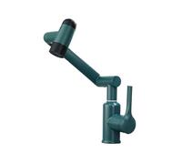 Grifo giratorio 1080 de un solo agujero de repuesto para lavabo, extensión giratoria para lavar el fregadero de baño duradero