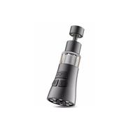 Grifo giratorio 360° con cabezal rociador 3 en 1. Fácil instalación. Diseño compacto que ahorra espacio. Caño Para Grifos de Cocina/Baño(Grey)