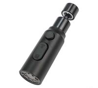 Grifo giratorio de diseño a prueba de derrames que garantiza que no haya fugas mientras maximiza la funcionalidad (negro)