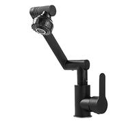 Grifo Giratorio, Grifo de baño for el hogar, lavabo, multifunción, giratorio, grifo frío y caliente(No Tube)