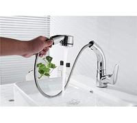 Grifo grifo de grifo pullador pulverizador de cocina grifo de baño maricón manija de un solo orificio mezclador toque cubierta de toque de toque caliente y fría fregadero liftifaucet/d/a LWX