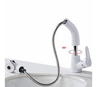 Grifo grifo de grifo pullador pulverizador de cocina grifo de baño maricón manija de un solo orificio mezclador toque cubierta de toque de toque caliente y fría fregadero liftifaucet/d/a LWX
