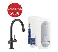 Grifo Grohe Blue Home Negro Mate Boca A C Con Ducha Extraíble | 31541KS