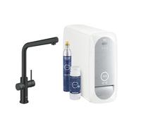 Grifo Grohe Blue Home Negro Mate Boca L Para Filtración Y Carbonatación De Agua