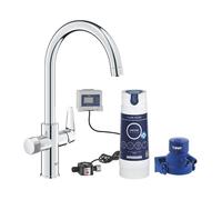 Grifo Grohe Blue Pure Baucurve Cromo Boca C Sistema de Filtración de Agua 305