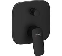 hansgrohe Logis mezclador de bañera, empotrado, para iBox universal, 2 consumidores, 71405670, Color: negro mate