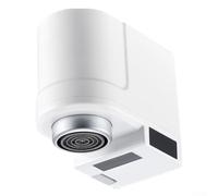 Grifo inteligente, sensor infrarrojo, ahorro de agua, sin contacto, prevención de desbordamiento de doble detección, sensor de grifo de agua de cocina y baño