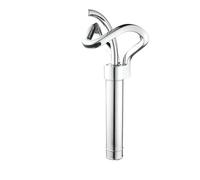 Grifo Lavabo Grifo de lavabo baño creativo con cascada, mezclador agua fría y caliente montado en la cubierta, cuerpo latón, grifos un solo orificio para Baño