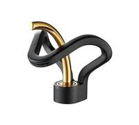 Grifo Lavabo Grifo de lavabo baño creativo con cascada, mezclador agua fría y caliente montado en la cubierta, cuerpo latón, grifos un solo orificio para Baño