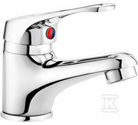 Grifo lavabo Lobo con tapón automático cromado BYU_021M
