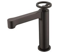 GRIFO LAVABO MONOMANDO NEGRO MATE SERIE OLIMPO BDC033-1NG