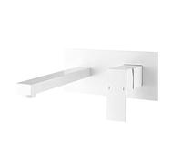 Grifo Lavabo Pared Grifería De Baño Montado En La Pared Moderno Grifo Cascada Bañera Baño Monomando Agua Fría Y Agua Caliente
