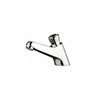 Grifo lavabo temporizador latón acabado cromo Eco de Unisan - Con válvula click-clack