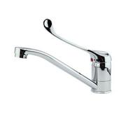 Grifo Mezclador Cromado Casa Cocina Lavado Fregadero Kit de Montaje 8564