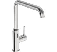 Grifo mezclador de cocina HANSA HANSAVANTIS Style, Bluetooth, 230/9V, sensor PSD, caño giratorio, proyección 255mm, 5421220980, Color: Acero cepillado