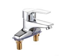 Grifo mezclador de ducha montado en la pared, aleación de zinc, control de agua fría y caliente, barra de palanca única, 10 cm de distancia entre agujeros