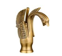 Grifo mezclador de latón de estilo antiguo para lavabo, agua fría/caliente, mangueras estándar del Reino Unido