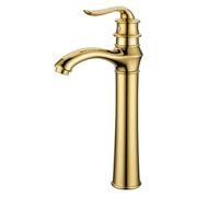 Grifo mezclador de latón estilo antiguo para agua fría y caliente con mangueras estándar del Reino Unido