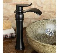 Grifo mezclador monomando para lavabo de baño con boquilla de cascada para fregaderos modernos