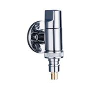 Grifo mezclador Montaje en pared G3/4 de la válvula parada del ángulo suministro agua 3 vías aleación zinc for cocina baño(A)