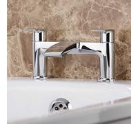 Grifo Mezclador para Borde de Bañera en Latón Cromado - Razor