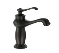 Grifo mezclador para lavabo de baño, latón de estilo antiguo, agua fría/caliente, incluye mangueras estándar del Reino Unido