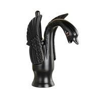 Grifo mezclador para lavabo de baño, latón de estilo antiguo, una sola palanca, agua caliente/fría, mangueras estándar del Reino Unido