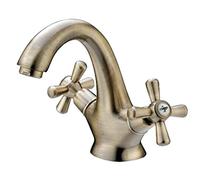 HOMEGARDEN Mezclador Grifo de Lavabo de latón Bronce Baño