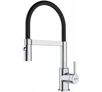 Grifo mezclador semiprofesional (cromo-negro) - FRANKE