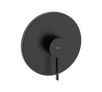 Grifo Monocomando para Ducha y Empotrable Latón y Plástico Ona Negro Mate Roca - Sin cuerpo empotrable