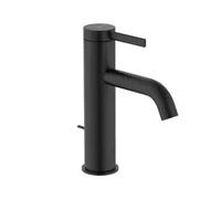 Grifo Monocomando para Lavabo con Desagüe Automático Ona Negro Mate Roca