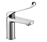 Grifo monomando de bañera TRE con desviador 2 vías, equipo de ducha de mano, soporte y flexo. Fabricado en latón cromado brillo. Incluye cartucho, excéntricas y embellecedores. Repuestos garantizados