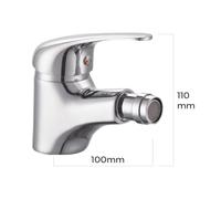 GRIFO MONOMANDO DE BIDET CON CARTUCHO CERAMICO INCLUYE LATIGUILLOS 01161