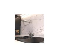 Grifo monomando de cocina fabricado con acero inoxidable cepillado de 329 mm Osmosis de GME