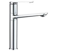 Grifo monomando de fregadero alto cromado | Diseño moderno y minimalista | Caño giratorio para mayor comodidad | Instalación sencilla y rápida | TICHA by EUROSANIT