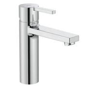 Grifo monomando de lavabo con caño mezzo y acabado cromado de Naia Roca