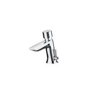 Grifo Monomando de Lavabo con Pulsador Cromado Instant 11 cm Roca