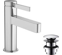 grifo monomando de lavabo hansgrohe Finoris 100 con juego de desagüe Push-Open,