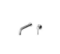 Grifo monomando empotrable para lavabo fabricado en latón con un acabado en cromo Sirio de GME