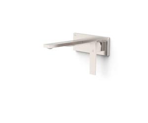 Grifo monomando empotrado para lavabo con caño de acero Slim TRES - Sin cuerpo empotrable