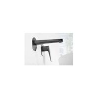 Grifo monomando empotrado para lavabo hecho de latón con acabado negro metalizado Delos de Imex