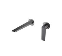 Grifo monomando empotrado para lavabo hecho de latón con acabado negro metalizado Napoles de Imex - Negro / Latón / Imex