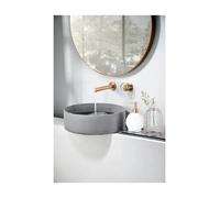 Grifo monomando empotrado para lavabo hecho de latón con acabado oro rosa cepillado Olimpo de Imex - Rosado / Con válvula click-clack oro rosa cepillado