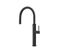 Gessi GESSI 316 Due Getti Matte Black - 60022#299 Grifo monocomando Fregadero | Ducha extraíble, negro mate, caño alto